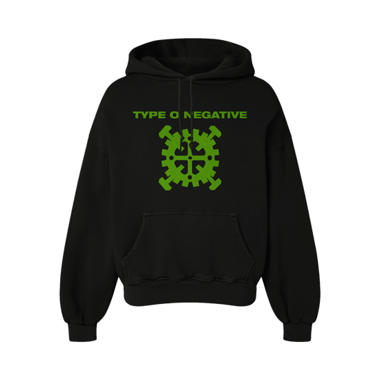 Type o negative zip hoodie top